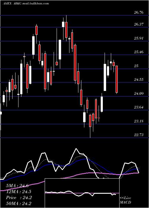  Daily chart ArkGenomic