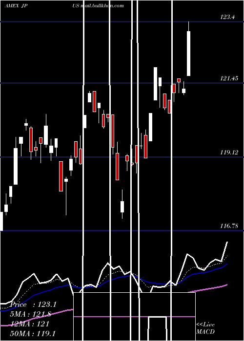  Daily chart JpmorganDiversified