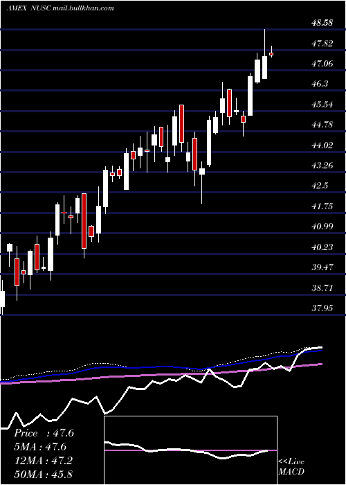  weekly chart NusharesEsg