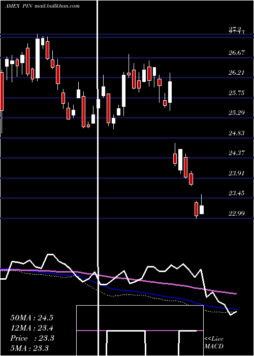  weekly chart IndiaPowershares