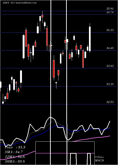  Daily chart SilverTrust