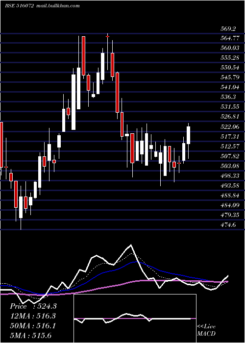  Daily chart VishnuChem