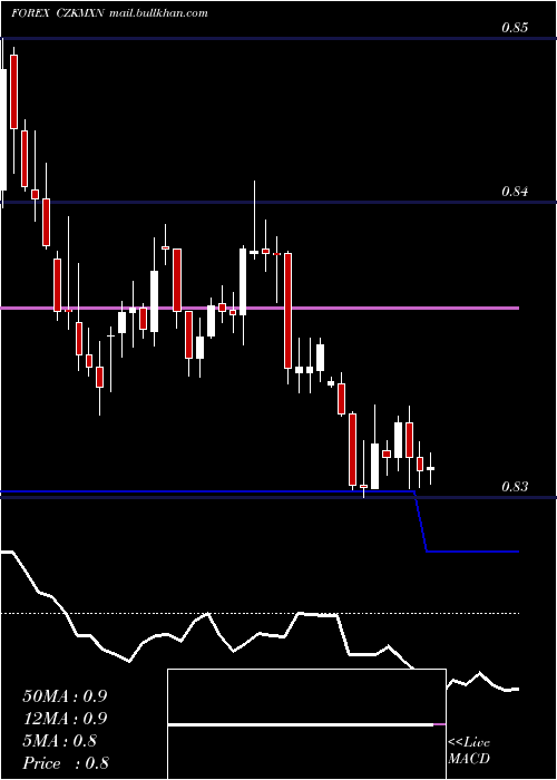  Daily chart CzechKoruna