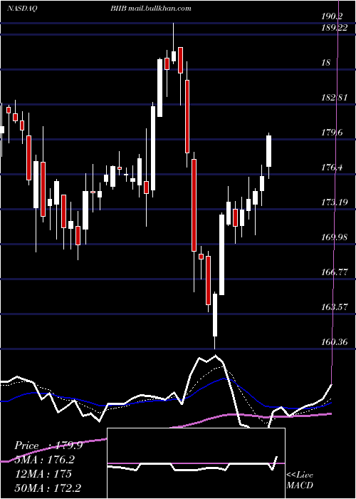  Daily chart BiogenInc