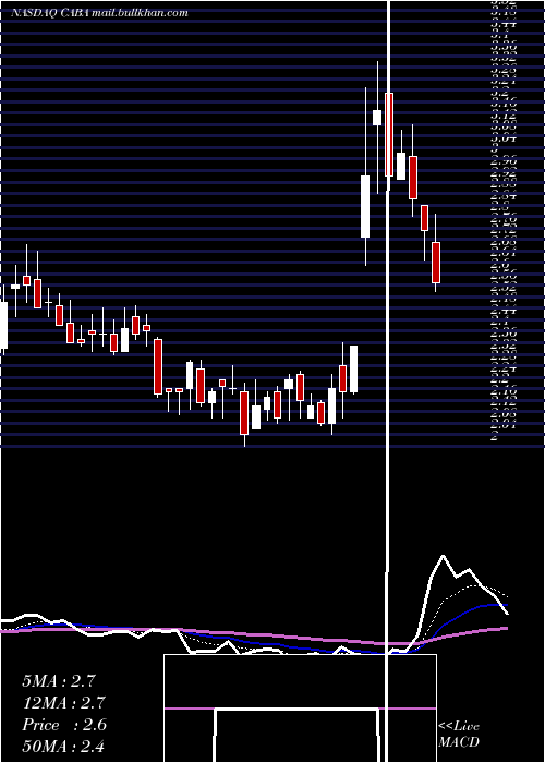  Daily chart CabalettaBio