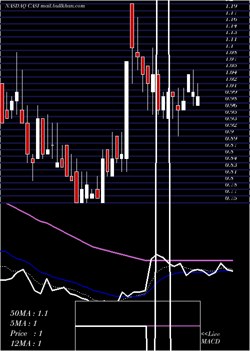  Daily chart CasiPharmaceuticals