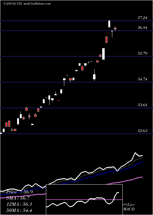  Daily chart VictorysharesInternational