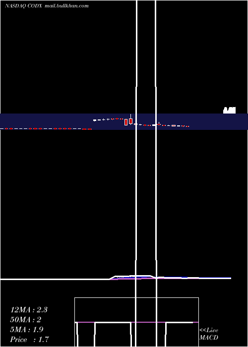  Daily chart CoDiagnostics