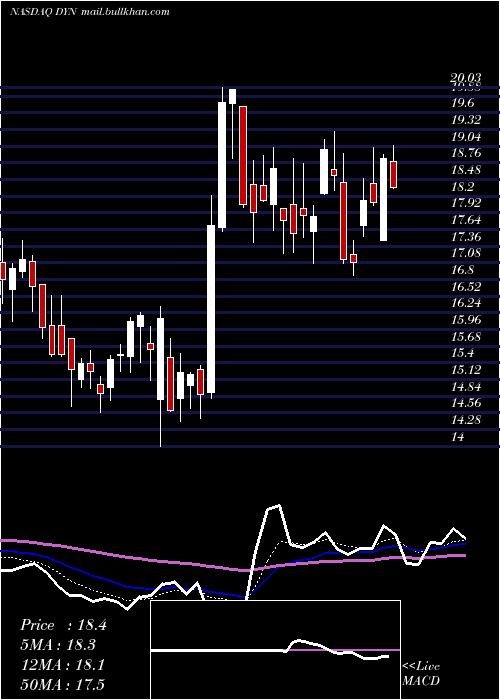  Daily chart DyneTherapeutics