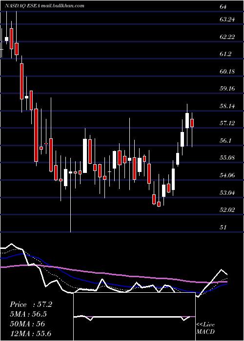  Daily chart Euroseas