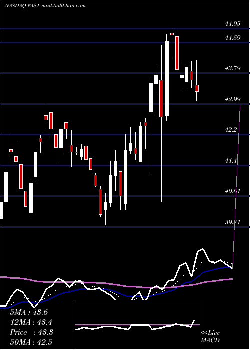  Daily chart FastenalCompany