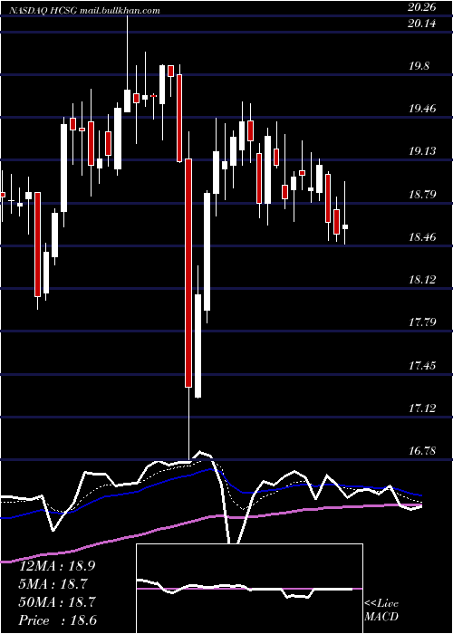  Daily chart HealthcareServices