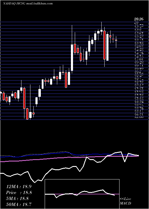  weekly chart HealthcareServices