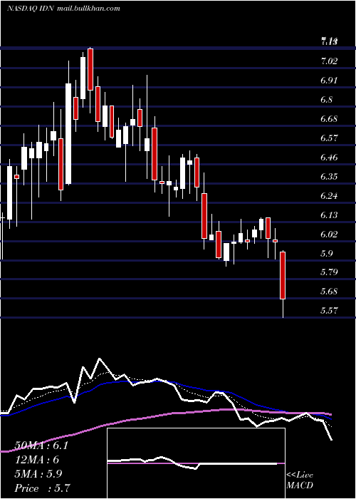 Daily chart IntellicheckMobilisia