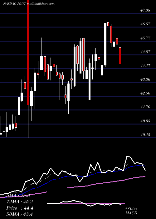  Daily chart JohnsonOutdoors