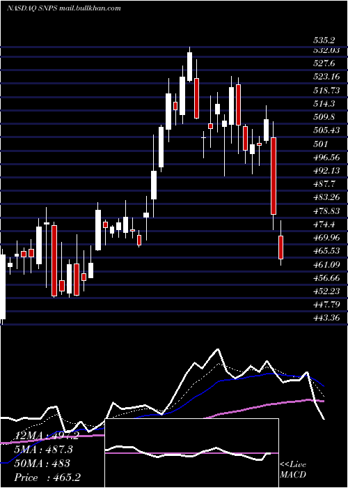  Daily chart SynopsysInc