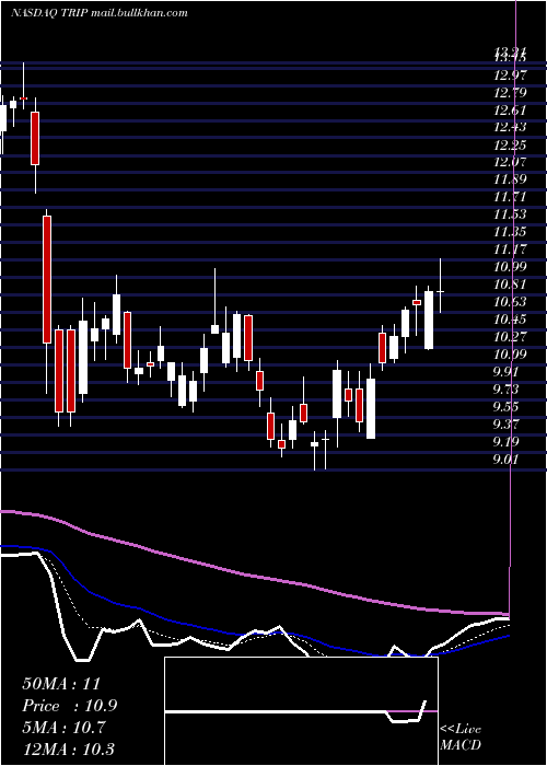  Daily chart TripadvisorInc