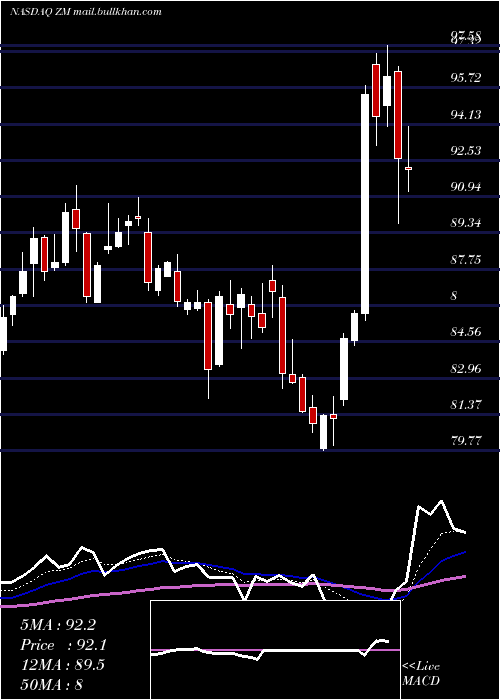  Daily chart ZoomVideo