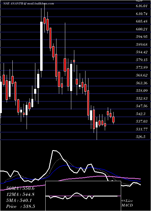  Daily chart AnantRaj