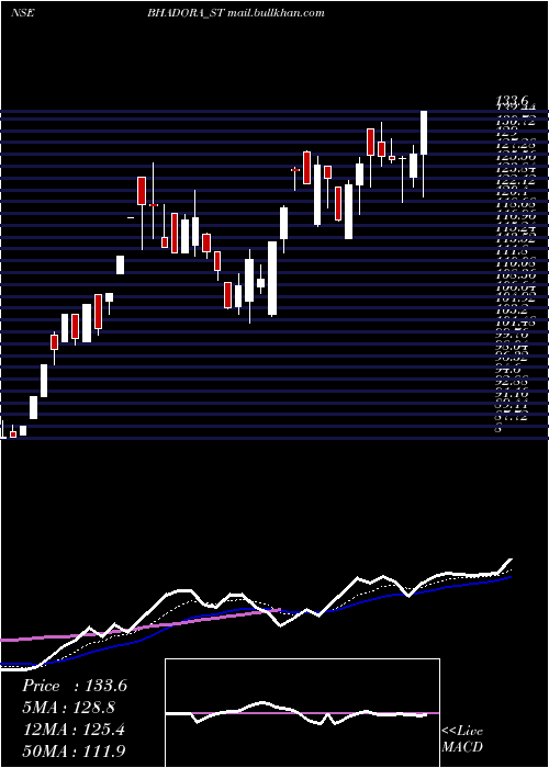 Daily chart BhadoraIndustries