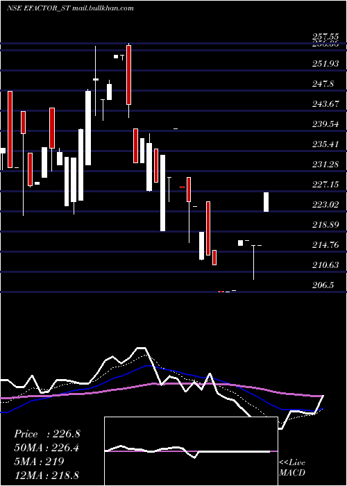  Daily chart EFactor