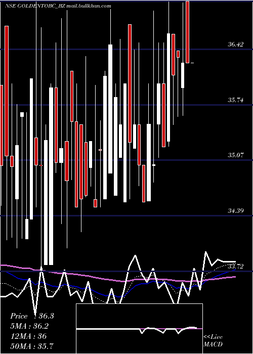  Daily chart GoldenTobacco