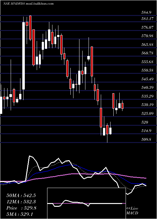  Daily chart HindustanFoods