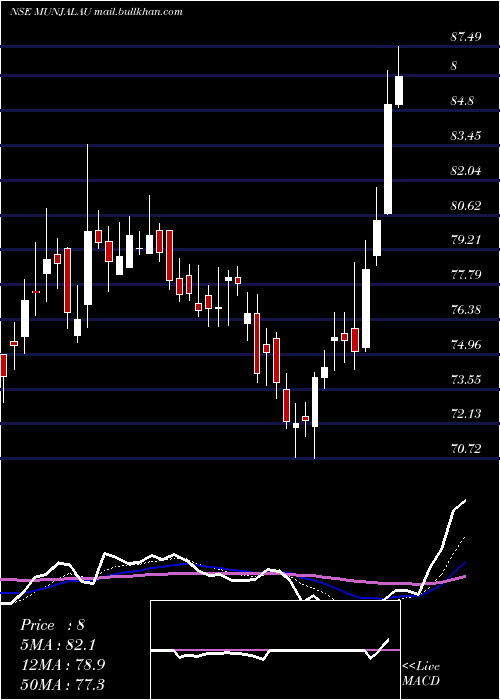  Daily chart MunjalAuto