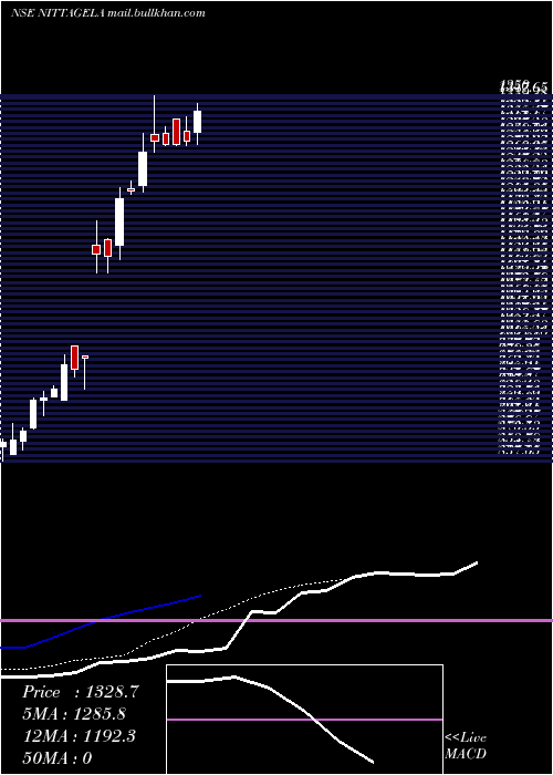  Daily chart NittaGelatin