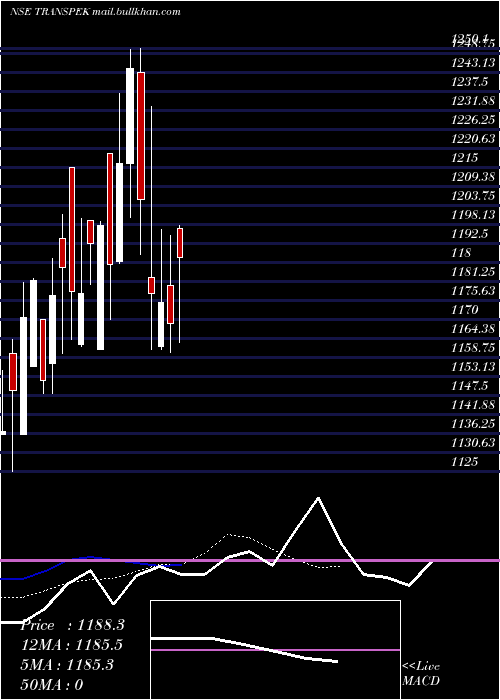  Daily chart TranspekInds