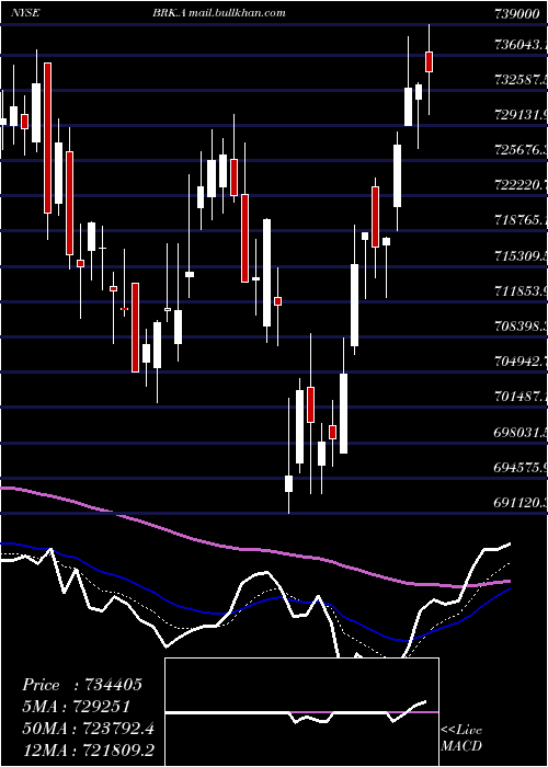  Daily chart BerkshireHathaway