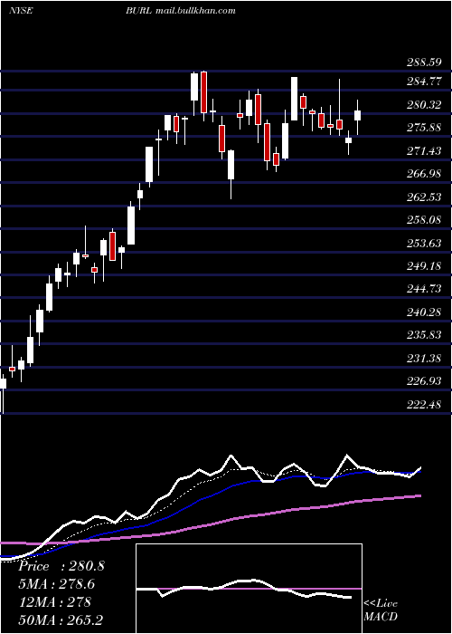  Daily chart BurlingtonStores