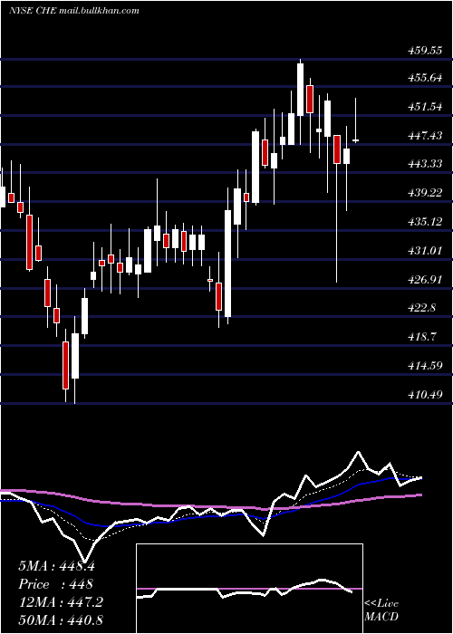  Daily chart ChemedCorp