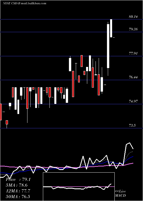  Daily chart ConsumersEngry