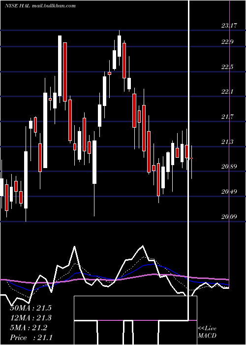  Daily chart HalliburtonCompany