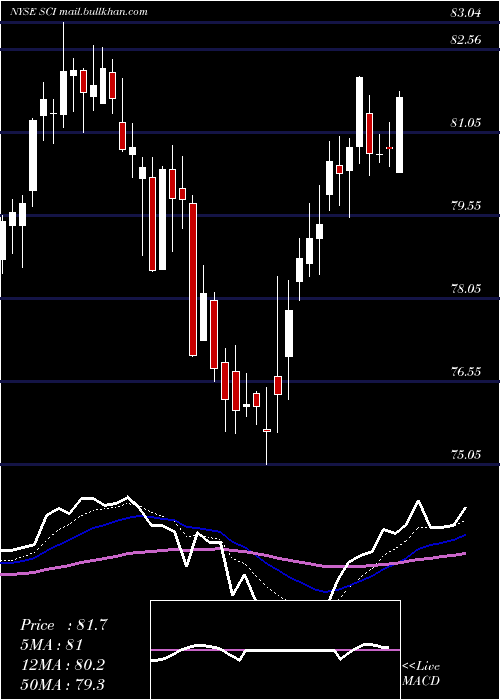  Daily chart ServiceCorporation
