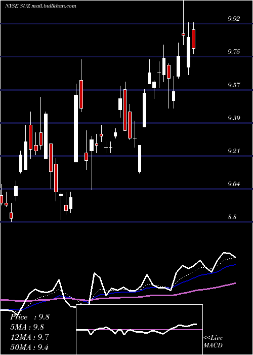  Daily chart SuzanoPapel