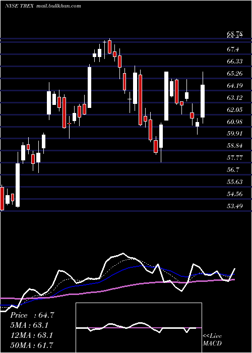  Daily chart TrexCompany