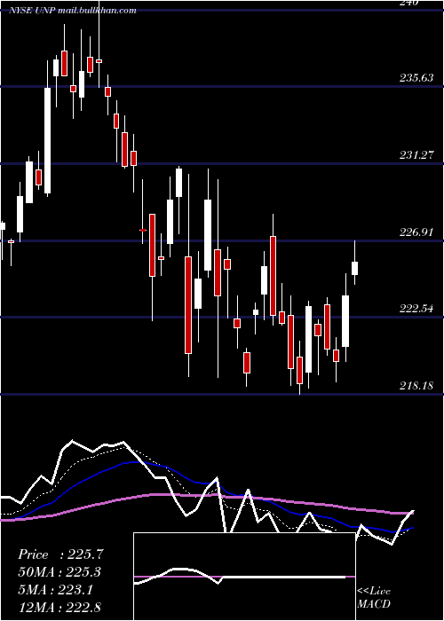  Daily chart UnionPacific