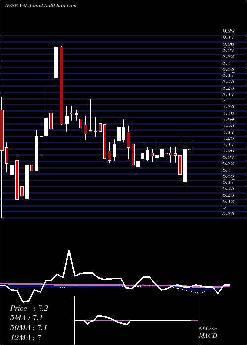  weekly chart YallaGroup