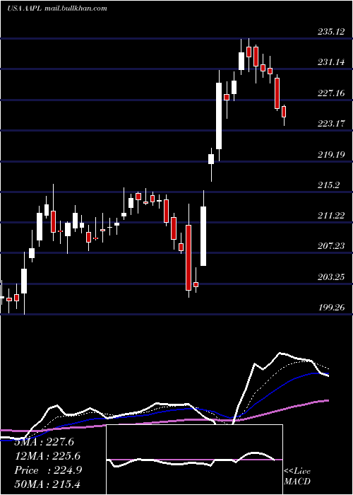  Daily chart AppleInc
