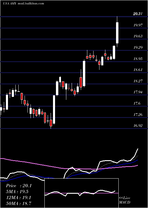  Daily chart AmericaMovil