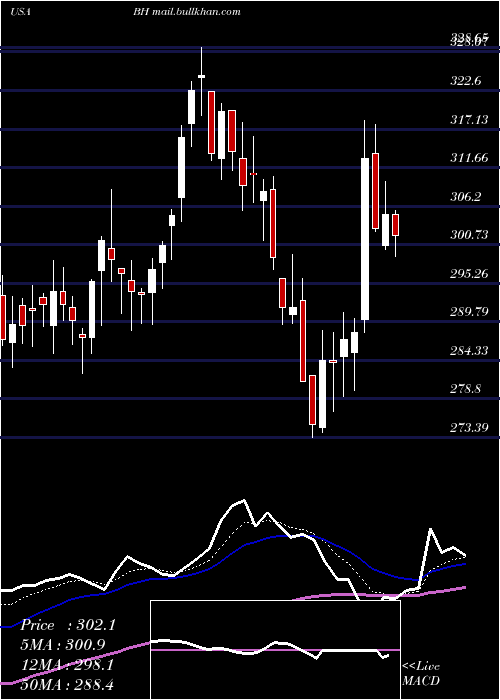  Daily chart BiglariHoldings