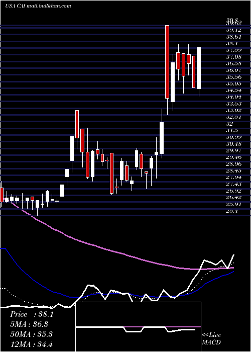  Daily chart CaiInternational