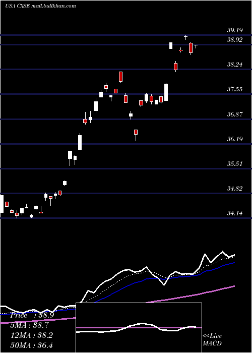  Daily chart WisdomtreeChina