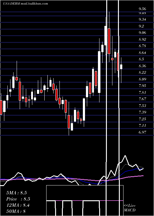  Daily chart DermiraInc