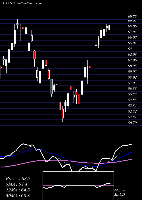  Daily chart FreeportMcmoran