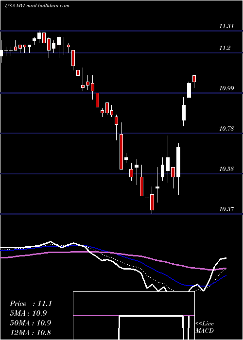  Daily chart BlackrockMuniyield