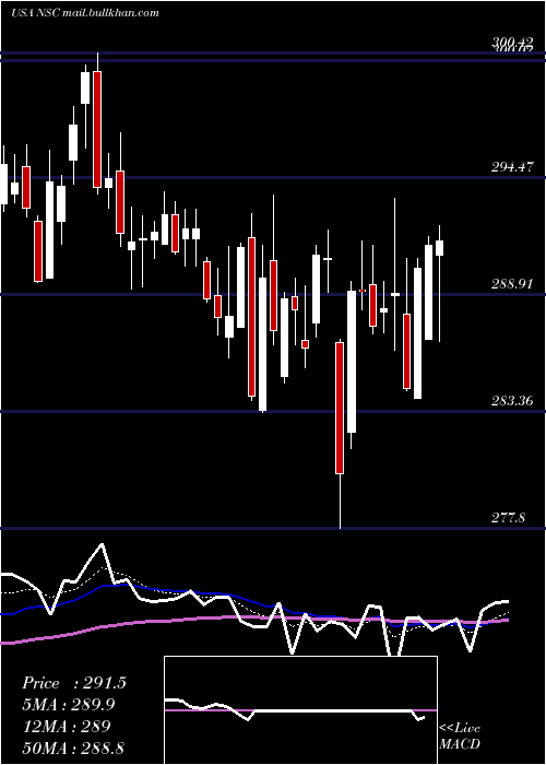  Daily chart NorfolkSouther