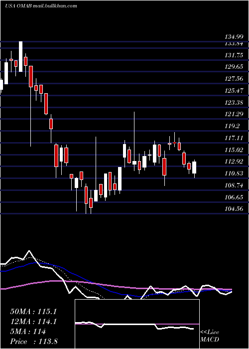  Daily chart GrupoAeroportuario